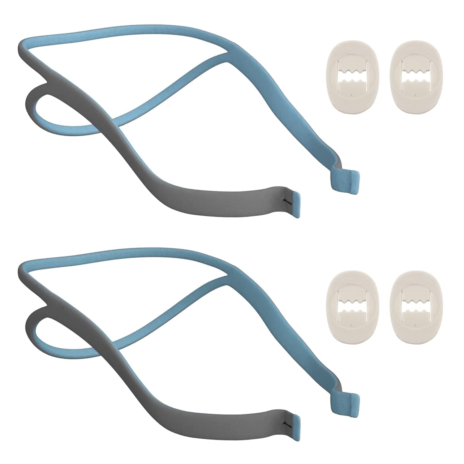 Resmed Airfit P10 Headgear Strap, Replacement CPAP Headgear Compatible with Resmed Airfit P10, 2-Pack (Without Mask)