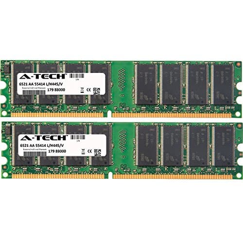 2GB KIT (2 x 1GB) for Abit S Series SG-72 SG-80 SG-80DC SG-81 SI-1Ns40 SI-1Ns42 SR7-8X SV-1A (Non-ECC) SX7-533. DIMM DDR Non-ECC PC3200 400MHz RAM Memory. Genuine A-Tech Brand.