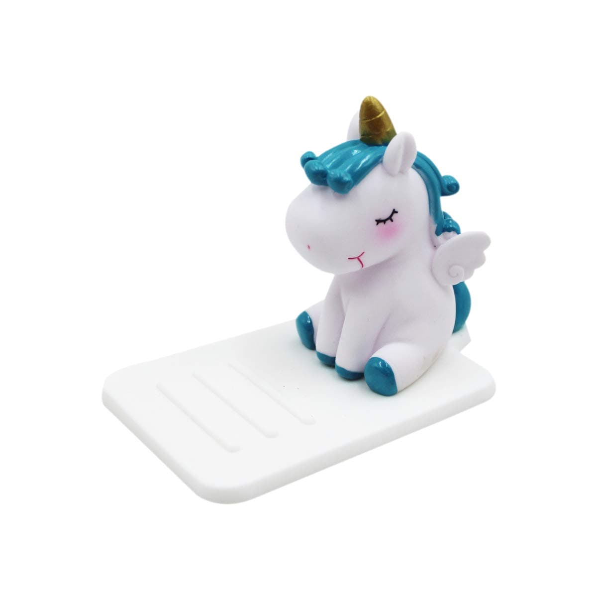 Amamcy Novelty Cute Unicorn Phone Holder Desktop Silicone Stand for iPhone 6/7/8 Plus Smartphone iPad