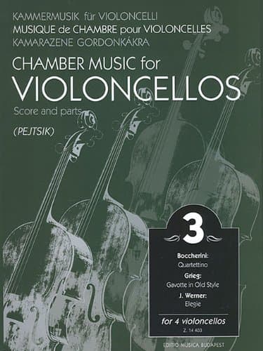 Chamber Music for Four Violoncellos - Volume 3: Score and Parts Paperback – June 1, 2004