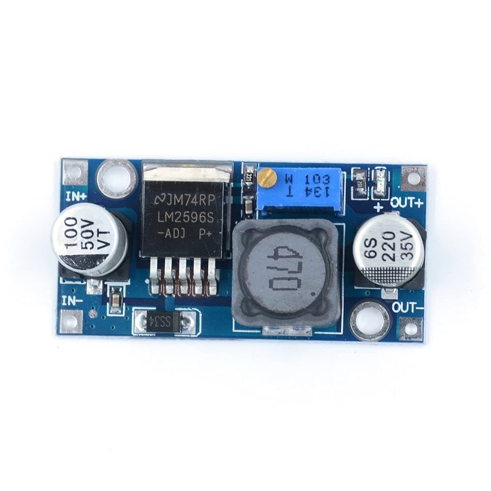 6 Pack QEBIDUL LM2596 DC to DC Buck Converter 3.0-40V to 1.5-35V High Efficiency Power Supply Step Down Regulator Module