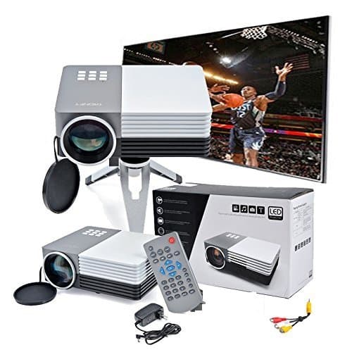 Bestcrew Mini Multimedia Portable LCD LED Video Game HOME Cinema Theater Movie Projector Pocket Support Mobile HDMI,VAG,USB,AV, SD