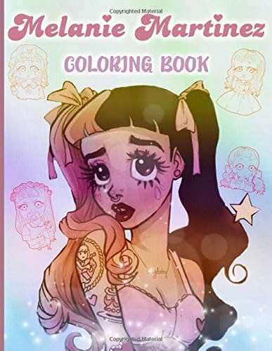 Melanie Martinez Coloring Book: Melanie Martinez Anxiety Adult Coloring Books Stress Relieving