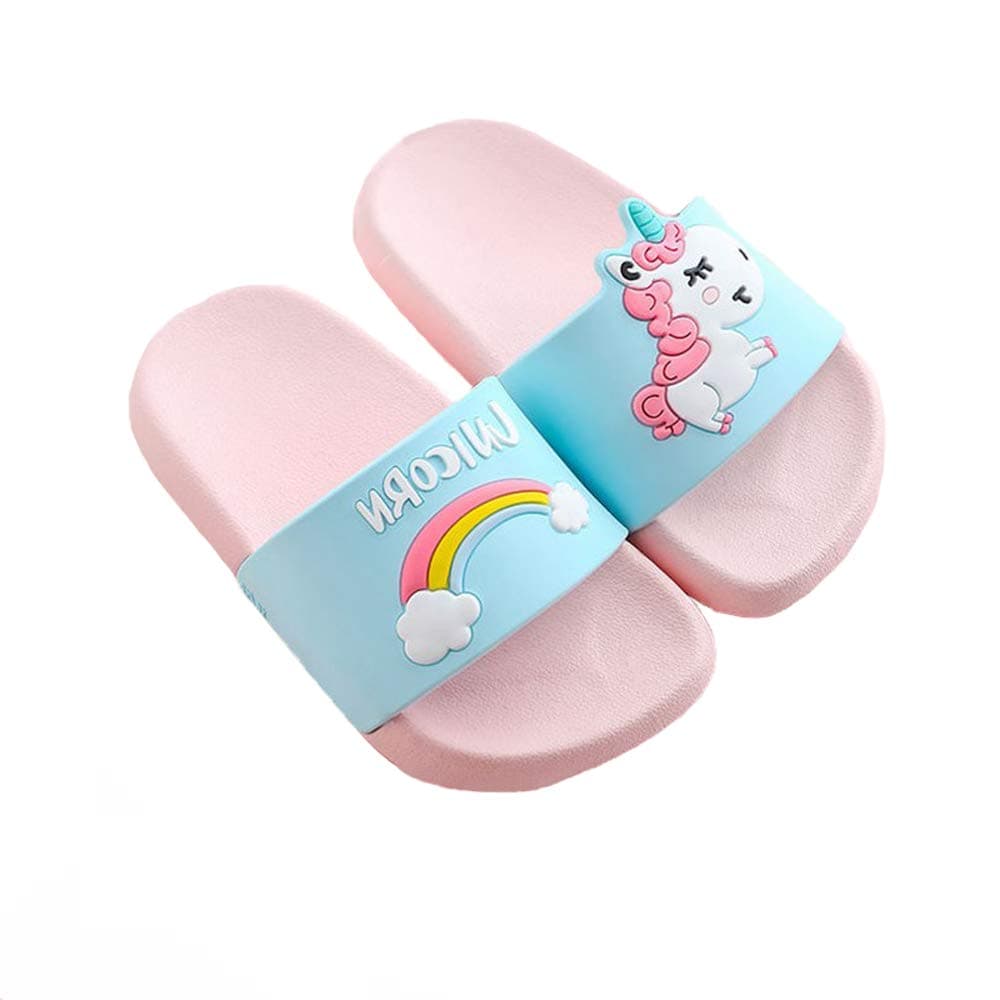 CoralupKids Slide Slippers Toddler Boys Girls Summer Sandals Beach Flip Flops & Pool Slides Bathroom Slipper