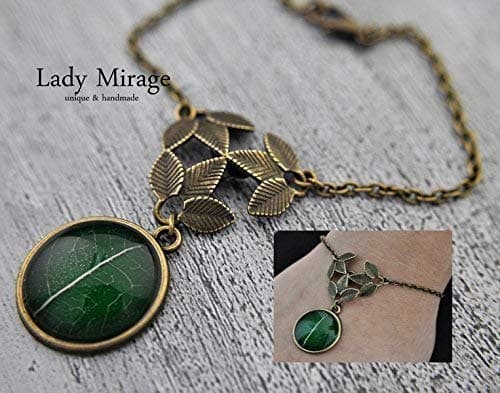 Real Leaf Bracelet -Jardin Majorelle-