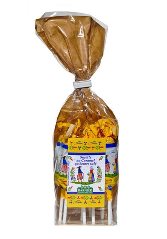 Caramel Lollipops with Salted Butter Sucettes Caramel Au Beurre Sale 12 pcs by Barnier