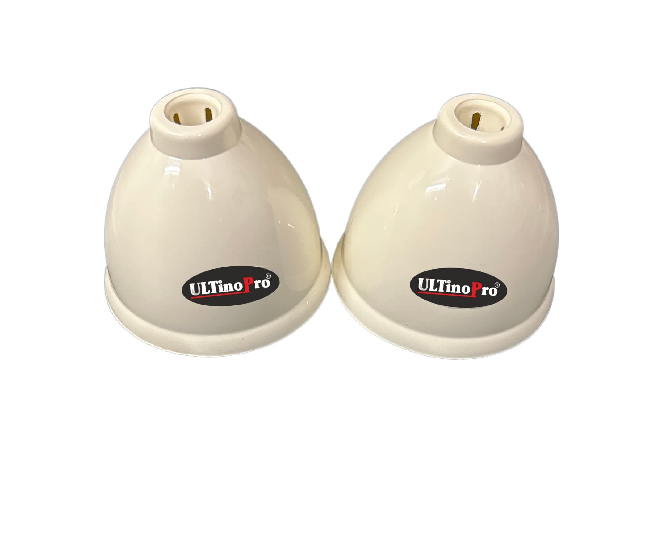 Ceiling Fan Canopy Cover Heavy Quality Material PVC 2Pcs Set (IVORY)