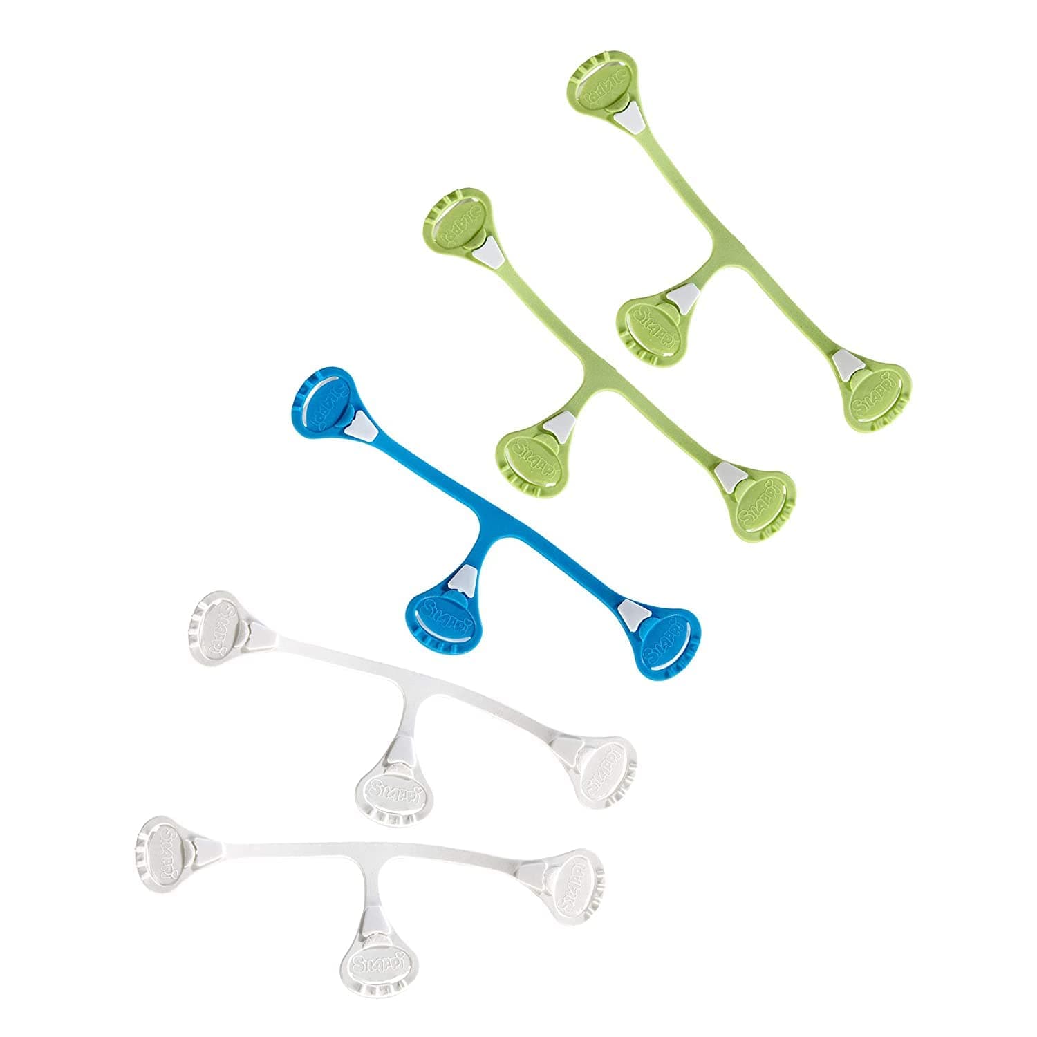 Snappi [Original 5-Pack] Cloth Diaper Fasteners - Replaces Diaper Pins - Use with Cloth Prefolds and Cloth Flats