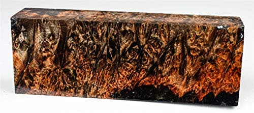Amazing Figure Maple Burl, Stabilized Knife Block, Crafting Wood Blank MPL1056
