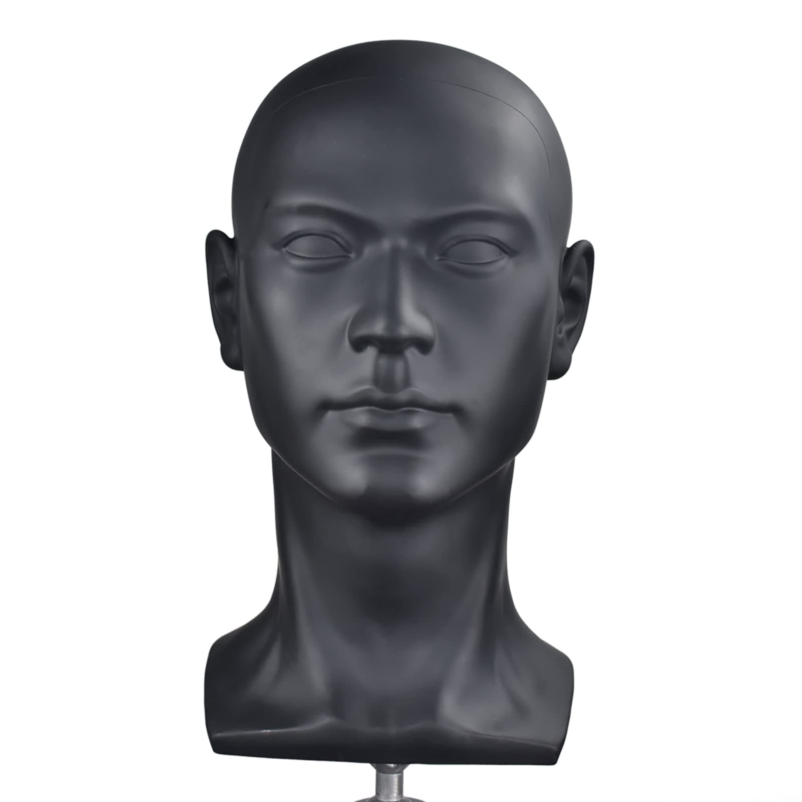 Plastic Men Mannequins Head Dummy Realistic Male Wig Mannequin Dummy Head For Hat Sunglass Display Manikin Head