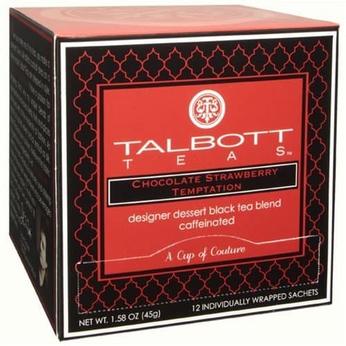 Talbott Teas Chocolate Strawberry Sachet (Caffeinated) Vot-352