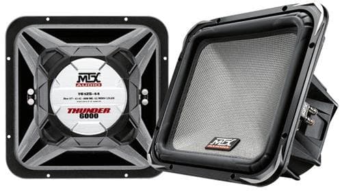 Mtx T6000 12 inch Dual Square Subwoofer (2 Ohm, 600W RMS)
