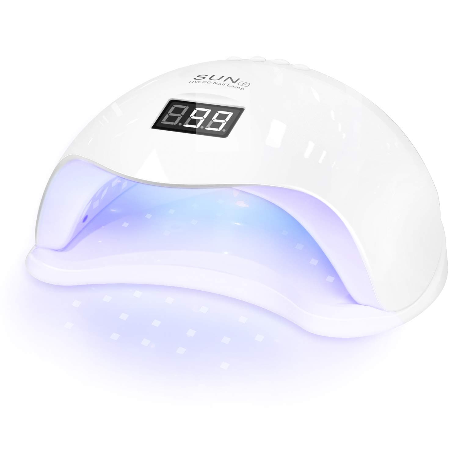 Nail Lamp,48W UV LED Gel Polish Nail Lamp,Portable 180 degree Nail Dryer.3 Timer Presets 30/60/90S + Smart Auto-sensing & Digital Display (Upgrade)