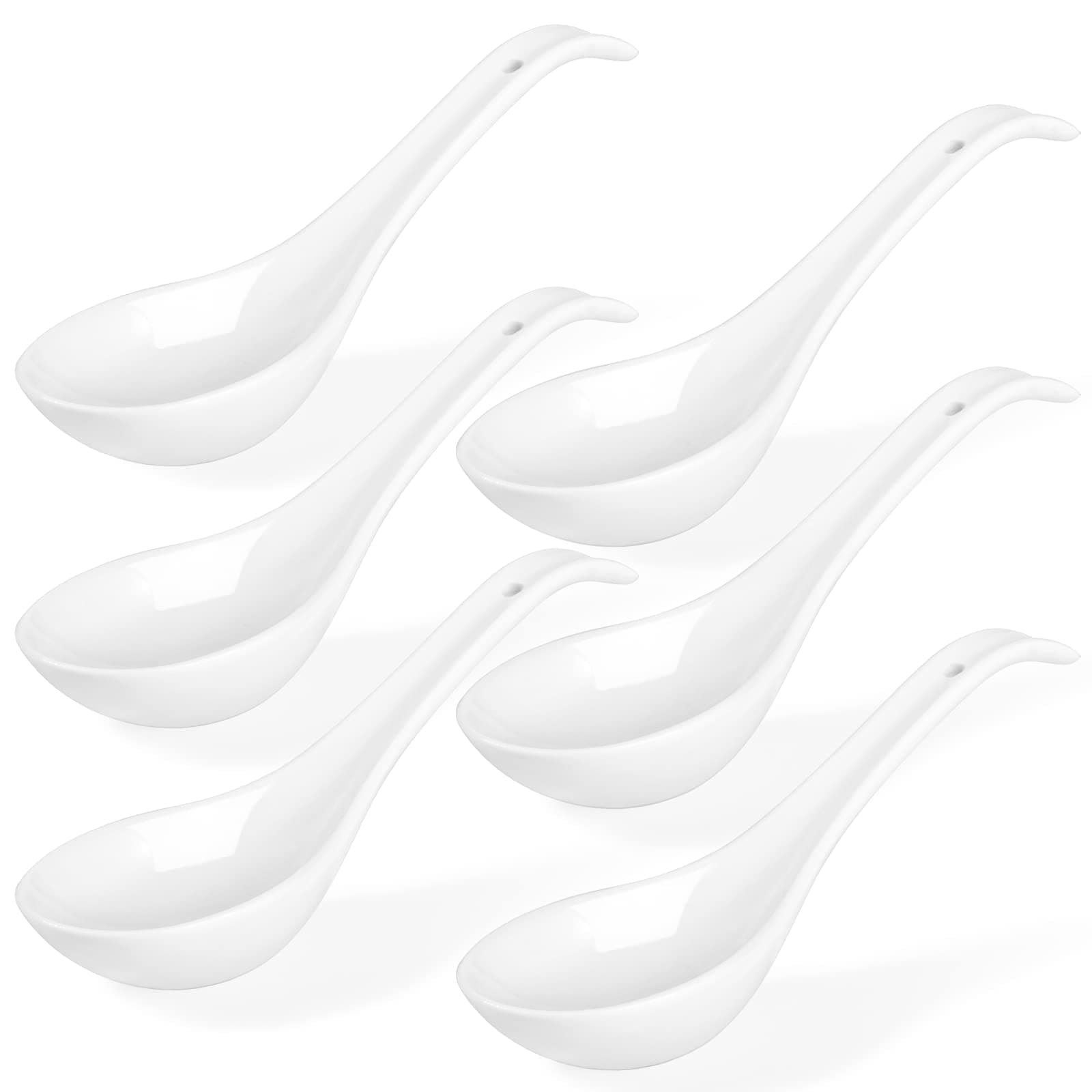 White Soup Spoons