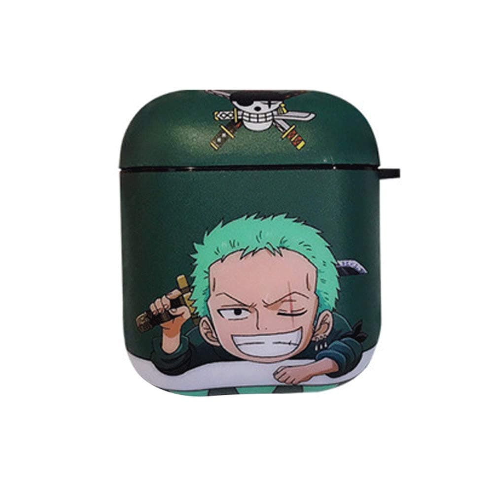 nother BONICI Protective Case Compatible with AirPods 1/2, Cool Anime Hero Captain Pirate Character Pattern Matte Surface Soft IMD Cover Case Earbud Earphone Wireless Charging Case -Pattern 3