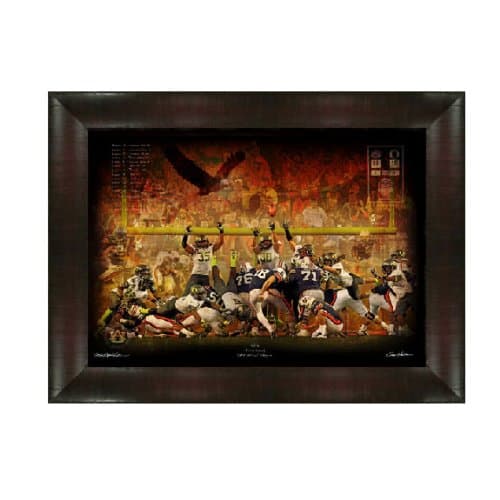 Auburn Tigers Artwork "All In" 30"x40" Framed Canvas