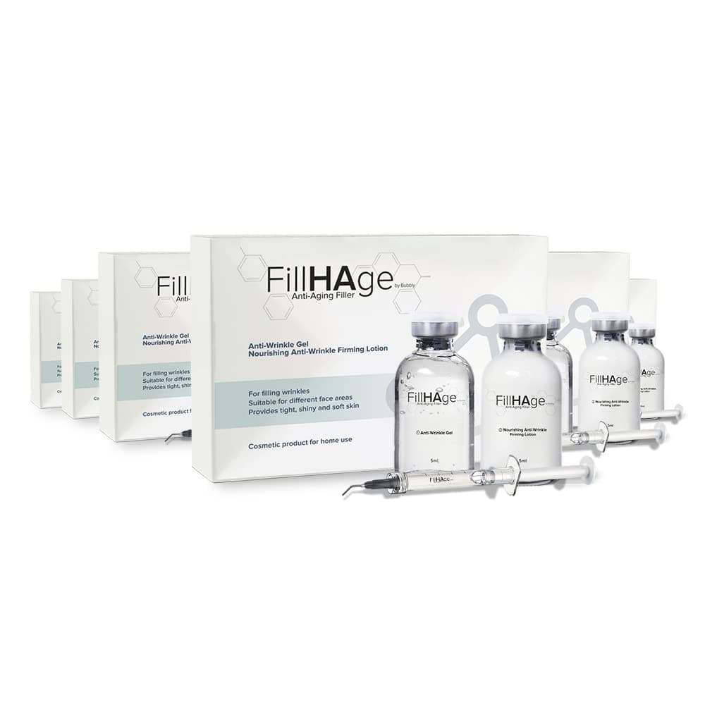 FillHage Facial Rejuvenation Treatment, Anti-Aging Filler Set, Needle-Free, Fills up Wrinkles, sagging and fine lines (Pack of 1)