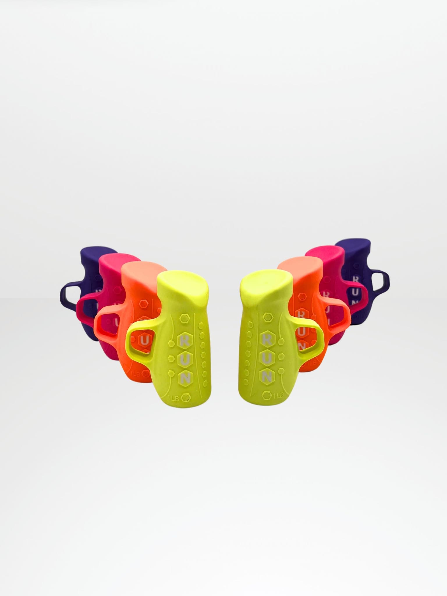 Multi-Color Fitness Gift Pack For Running, Walking, and Hiking - 4 Sets of Weights