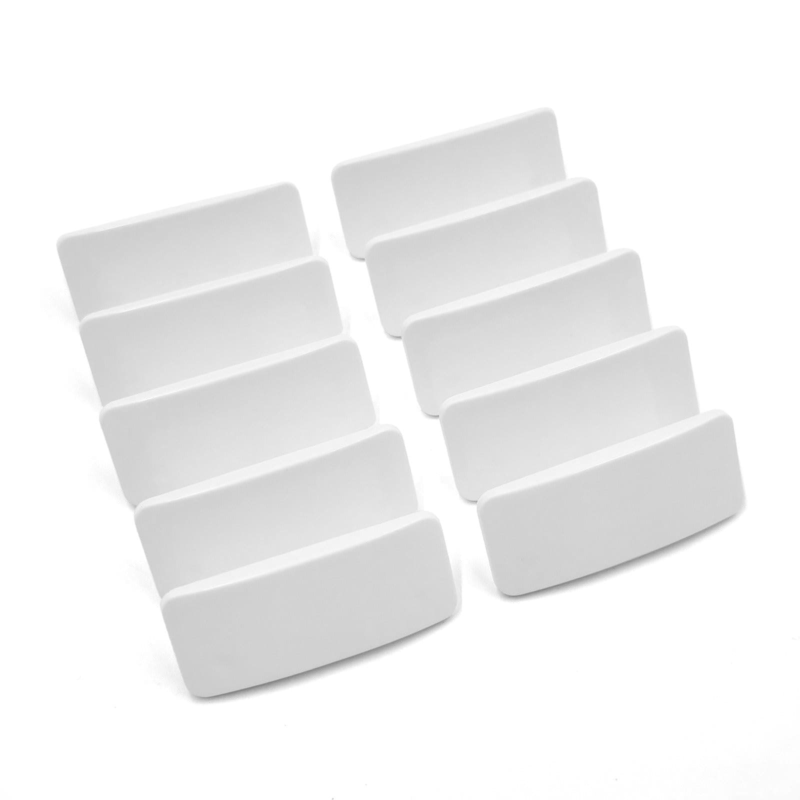 10 x Cockspur Window Handle Striker Plate Wedges - White (4mm)