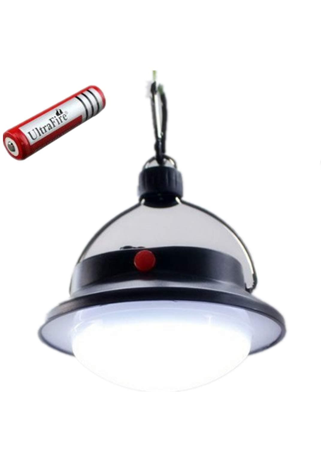 Surborder 60 LED Portable Camping Tent Umbrella Night light Lamp Lantern Outdoor camping hiking +A battery + A keychain