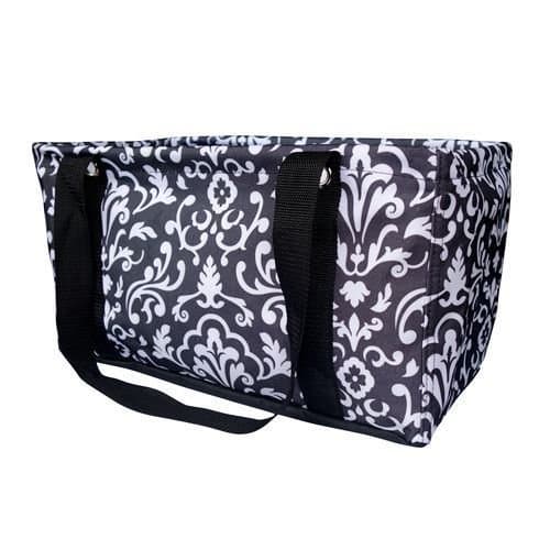 No Logo Medium Utility Tote Organizing Laundry Beach Bag Black Parisian