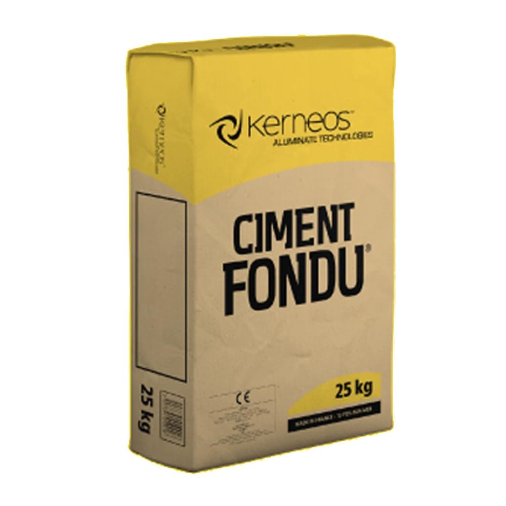 Ciment Fondu, Fire Cement, High Temperature High Alumina Cement 25kg Pizza Ovens (1)
