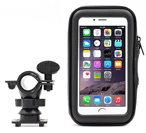Bike holder, Smartphone holder, Handyhalterung for the handlebar - waterproof - Outside 85x150x25mm - Inside: 75x135x20mm