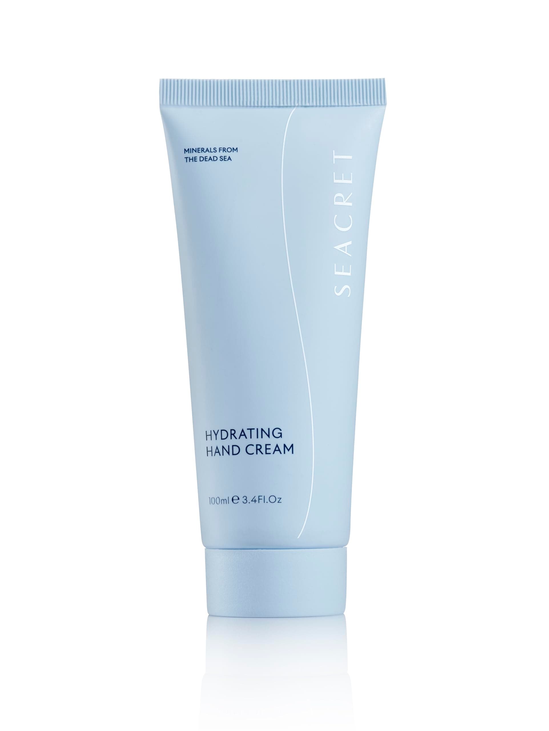 SEACRET Minerals Hand Cream, From The Dead Sea, Shea Butter Deeply Hydrates, Peony Scent, 5.1 Fl Oz / 145 ml