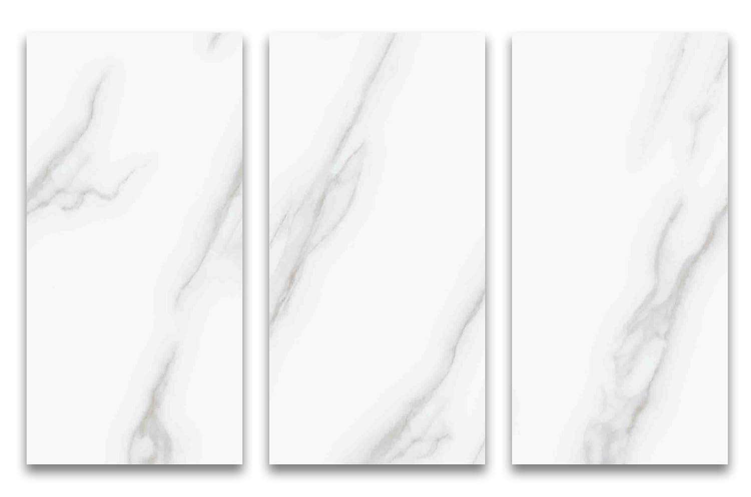 - Luxury Vinyl Flooring Tiles by Lucida Surfaces | Glue-Down Adhesive Flooring for DIY Installation | 18 Stone-Look Planks | Carrara | PresCore | 36 Sq. Feet