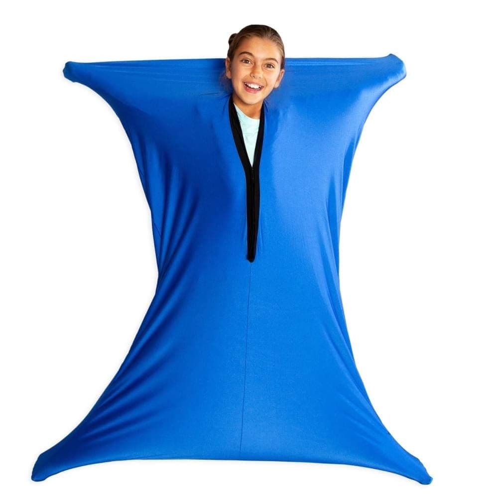 SensoryScout Cozy Cocoon Sensory Sock – Full-Body Wrap for Improving Spatial Awareness, Reliving Stress and Anxiety – Stretchy Sensory Body Wrap for Kids with SPD, ADD, ADHD – Size 56 x 28-Inches