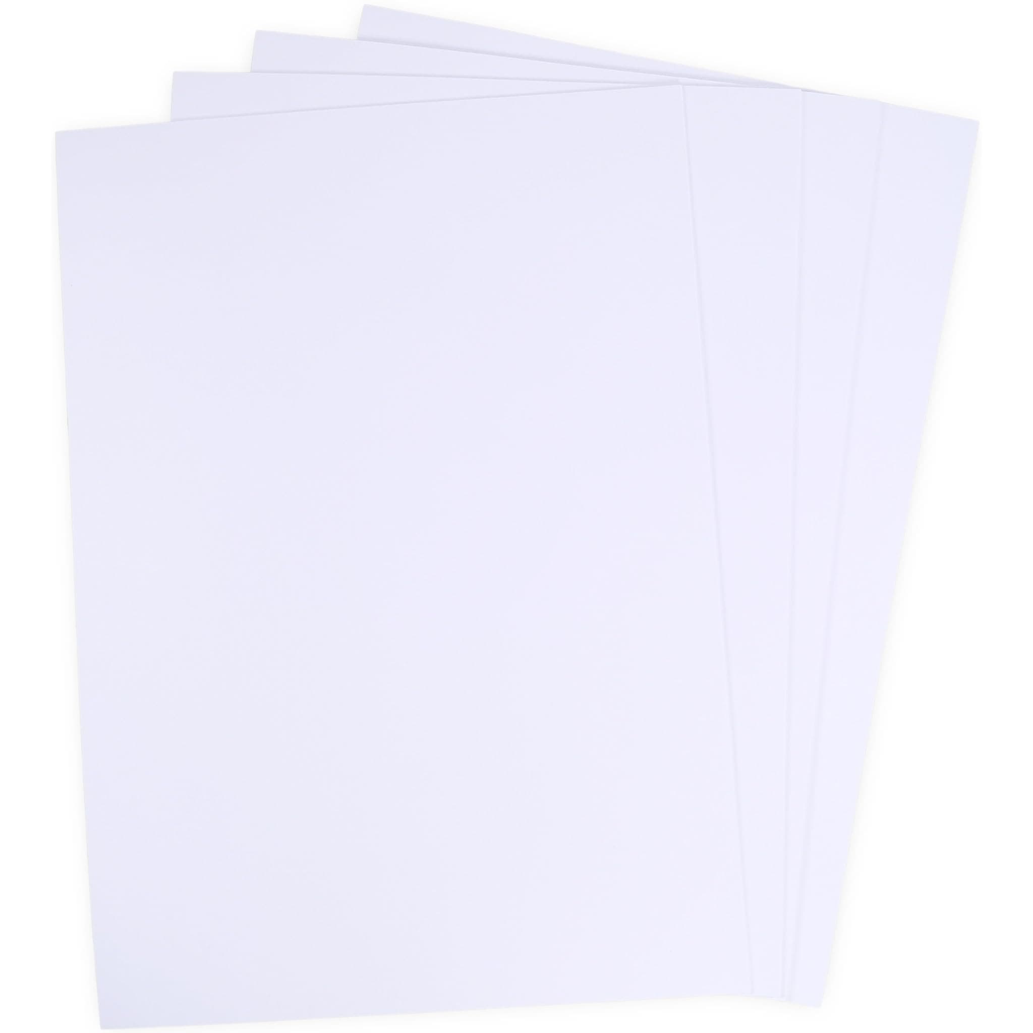 BCreativetolearn A2 Bright White Large Craft Card for Crafting 180gsm Poster Card 10 Sheets Display Cardstock