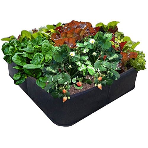 Victory 8 Garden 2 ft X 2 ft EZ-GRO small square Fabric Raised Bed GREEN GARDENING Raised Bed, AeroFlow Fabric NO Assembly