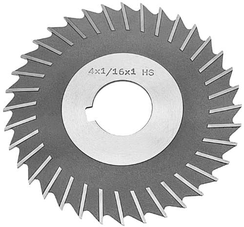 Drill America 2-1/2" x 3/32" x 7/8" High Speed Steel Metal Slitting Saw with Side Chip, DWC Series