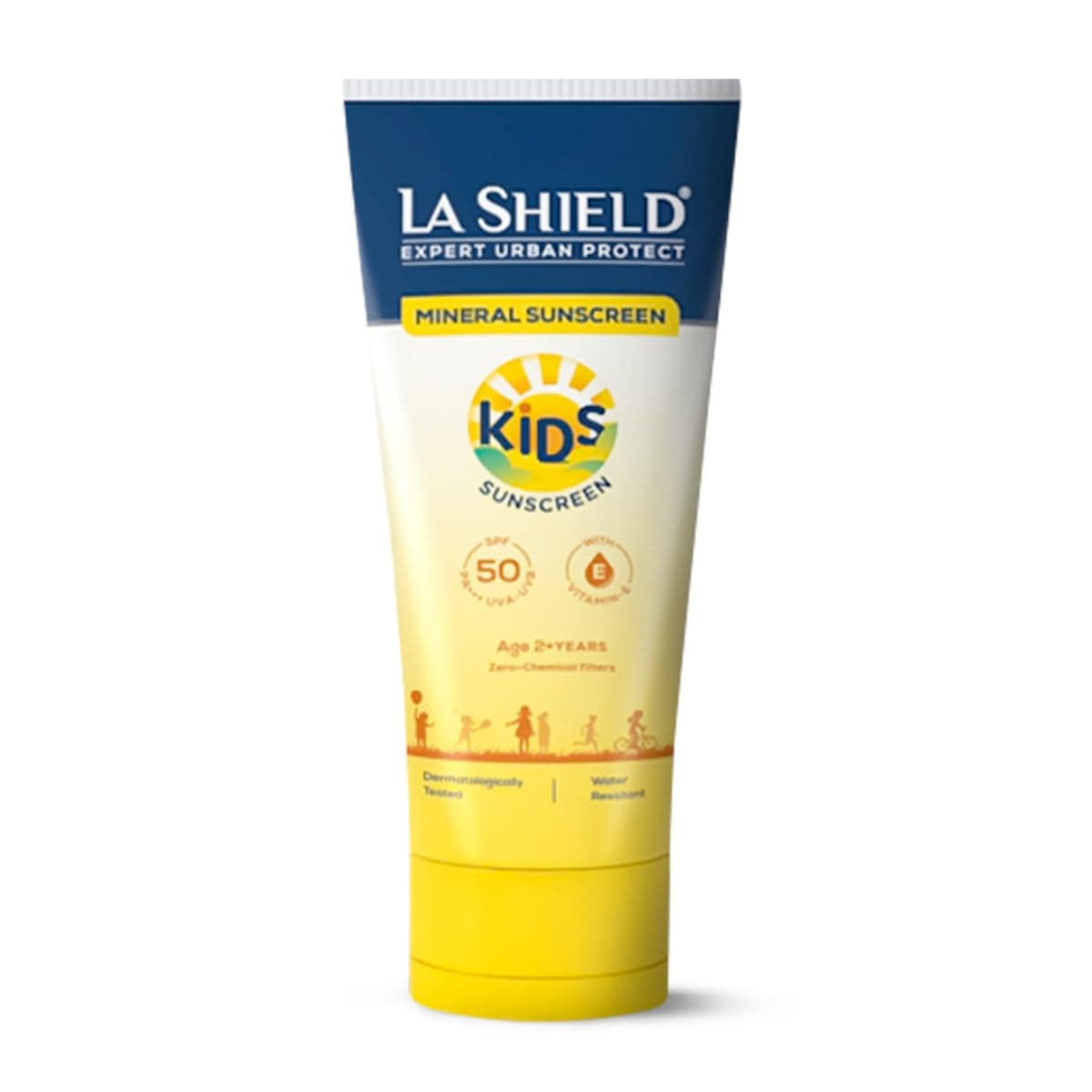 Kids Sunscreen Gel SPF 50 PA+++ | 100% Mineral Sunscreen | For kids above 2 years age |Enriched with Vitamin E and Hyaluronic Acid | Suitable for Sensitive skin | 4 hour water resistant | F