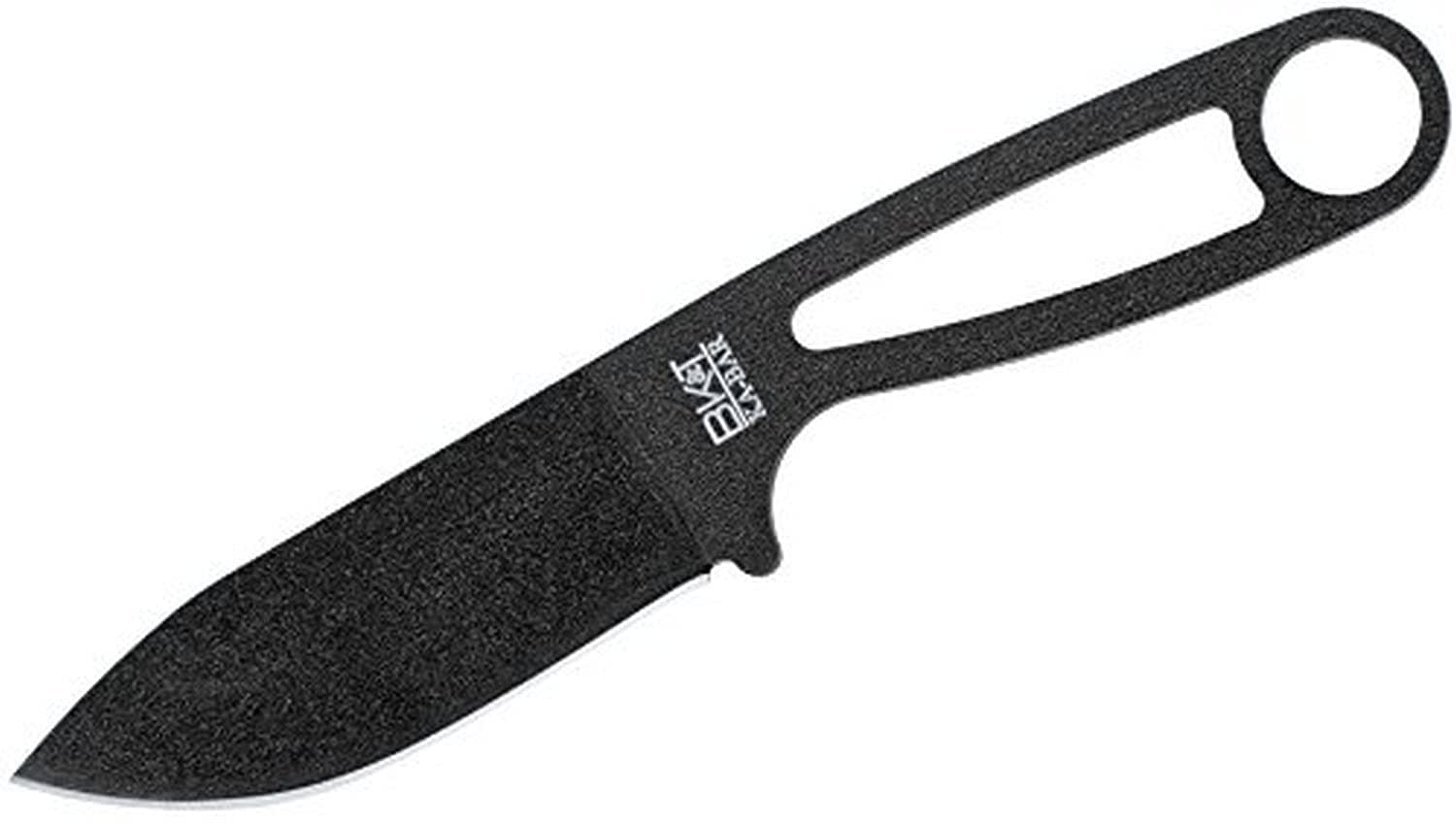 BK14 Becker Knife and Tool Eskabar Knife, Black, 7-Inch