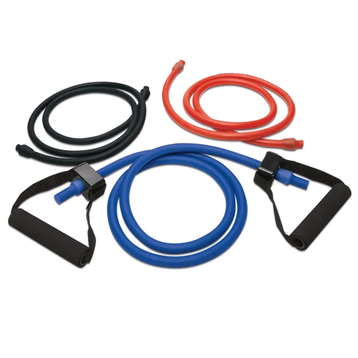 Beach Body B Line Resistance Bands Set, Premium Exercise Bands for Stretch Resistance Workouts | 6 Strength Levels, Great for Full Body Home Workouts with Comfort Grip Handles, Portable & Convenient