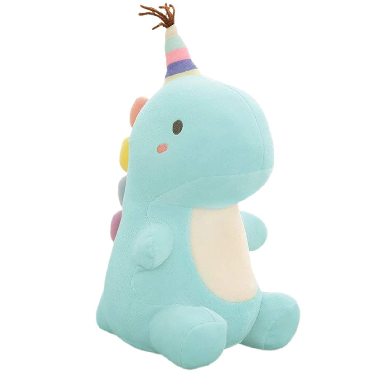 N/C Cartoon Dinosaur Plush Doll Cute Kids Stuffed Toys, Animal Plush Toy Pillows, Perfect Present for Children Adults (Blue, 15cm*23cm)