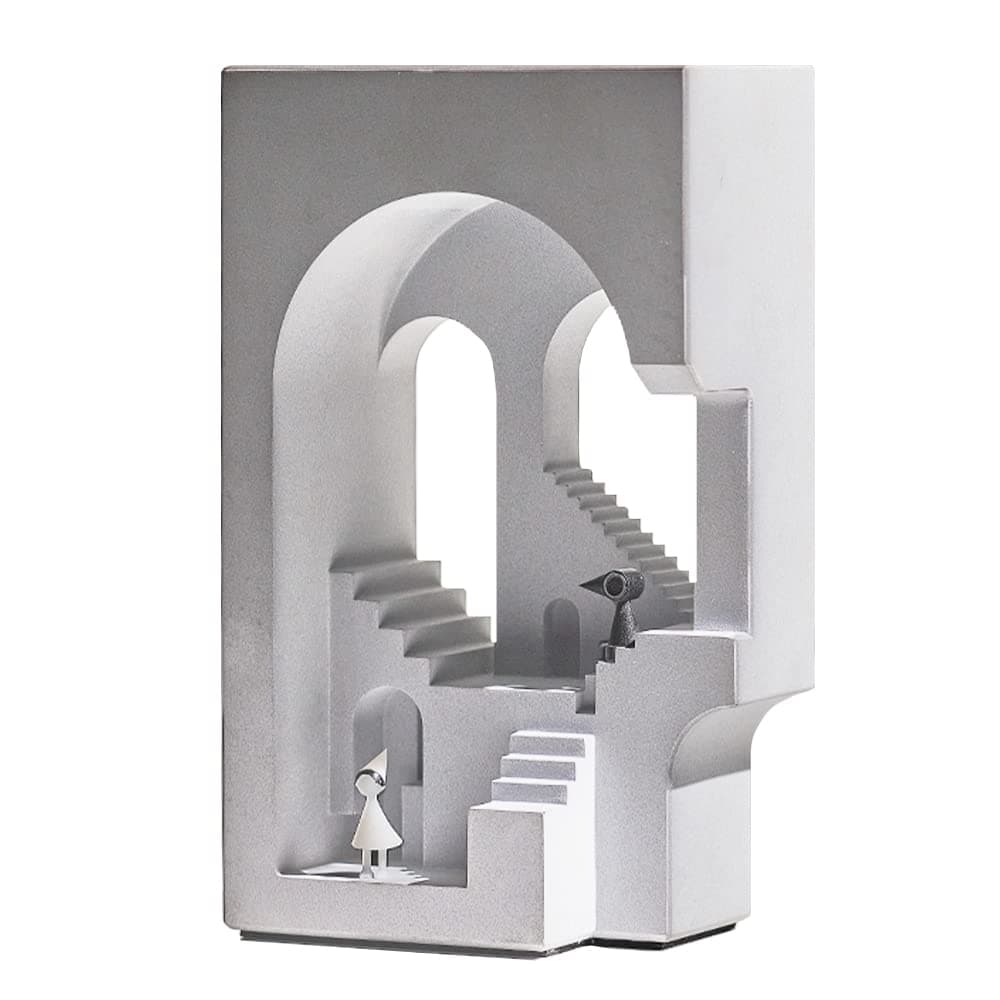 EGEN LED Desk Decor Lamp Monument Valley Game Scene with Two Characters Firgure Powered by USB Home Decor Nightlight, Bedside for Gift
