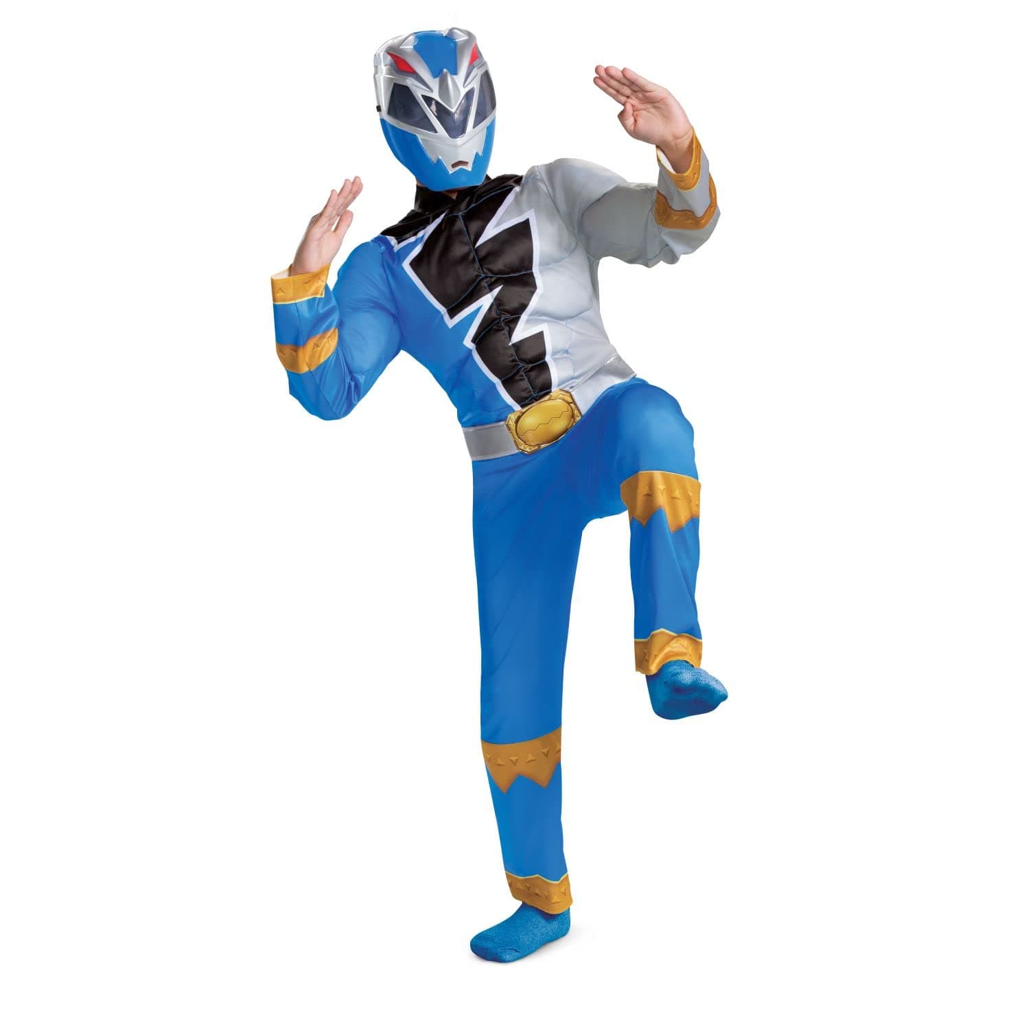 Kids Power Rangers Dino Fury Blue Ranger Costume
