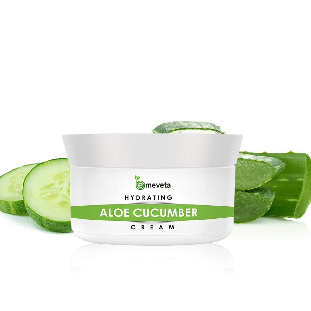 Emeveta Natural Aloe Vera Cucumber Face Cream Men and Women For Anti Aging Moisturiser Glowing (50g)