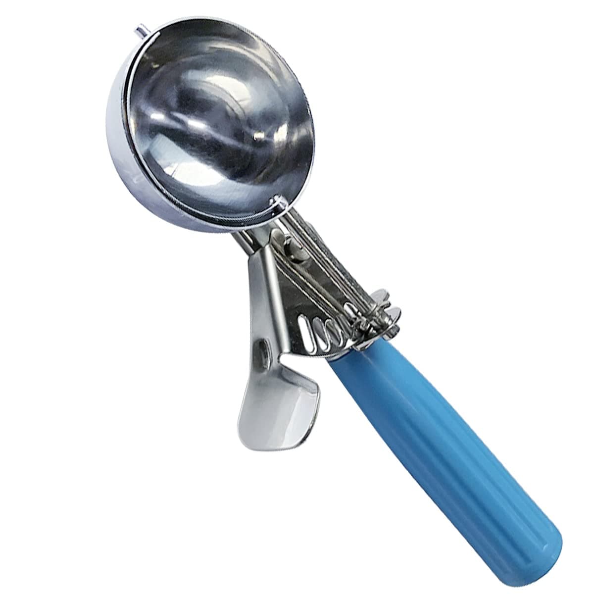 yuntop 1 Pcs Stainless Steel Ice Cream Scoop Set Dishers Scoops Cookie Scoop Set Food Scoop, Blue Handle (2.48 Inch)