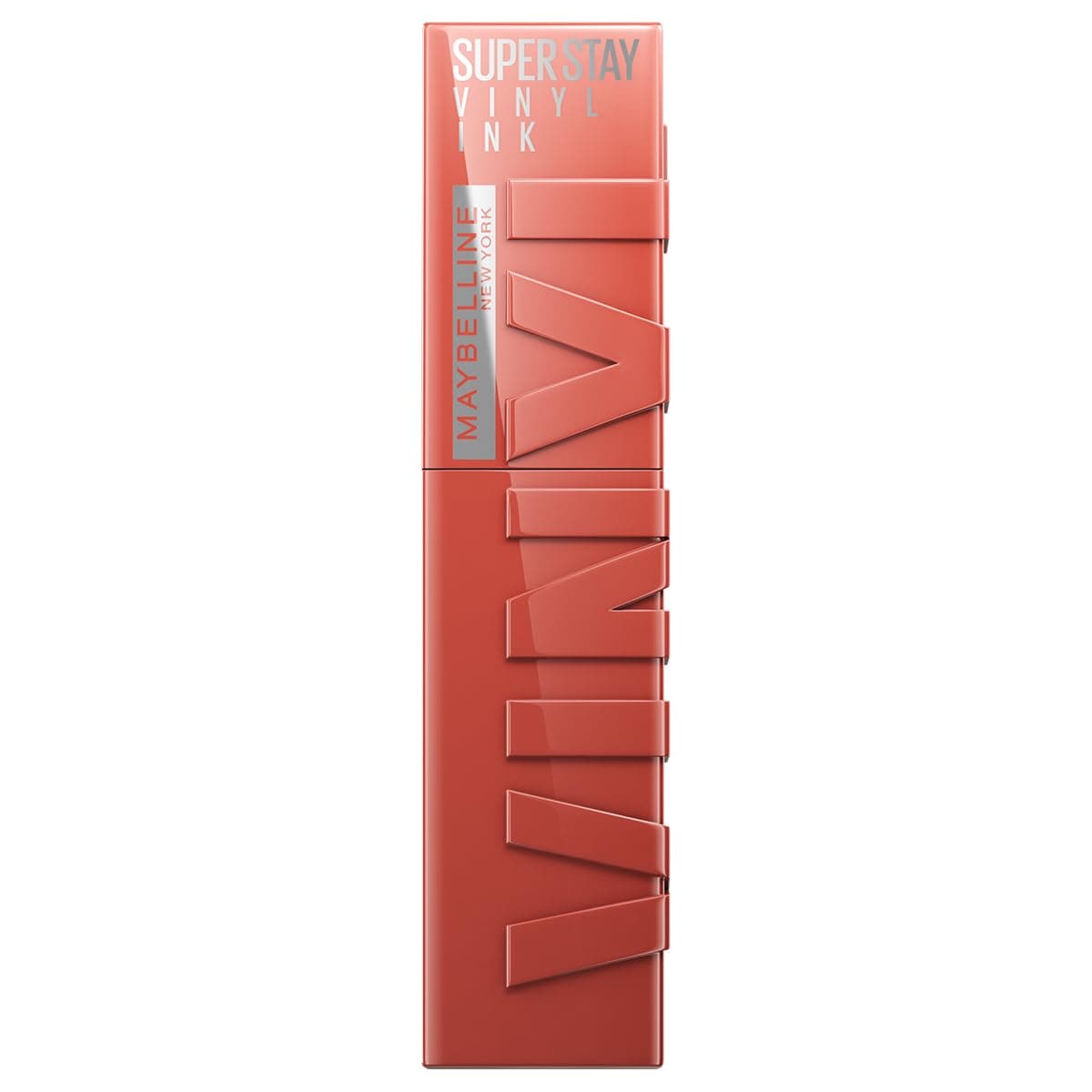 New York Super Stay Vinyl Ink Liquid Lip Colour, 16HR Long-Lasting, Ultra-Pigmented, Smudge & Transfer-Proof, High Shine Finish, Vegan Formula for Comfortable Wear, Shade: 125 Keen