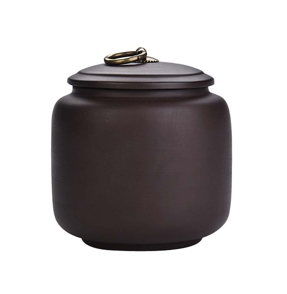 Koala SuperstorePurple Clay Food Storage Jar Chinese Style Tea Canister with Airtight Lid, NO.004