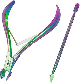 Premium Cuticle Trimmers Stainless Steel Nipper – Sharp Blades with Double Spring – and Salon (Multicolor)