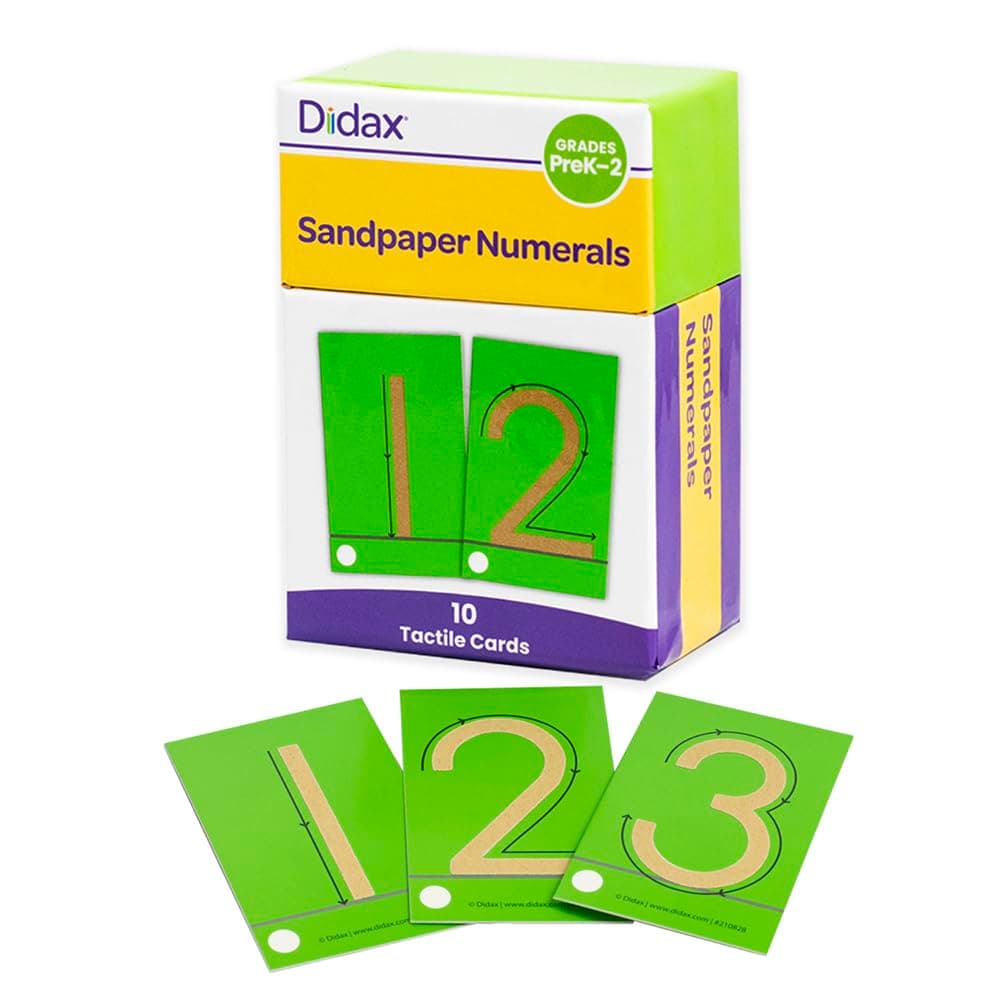 Didax Sandpaper Numerals