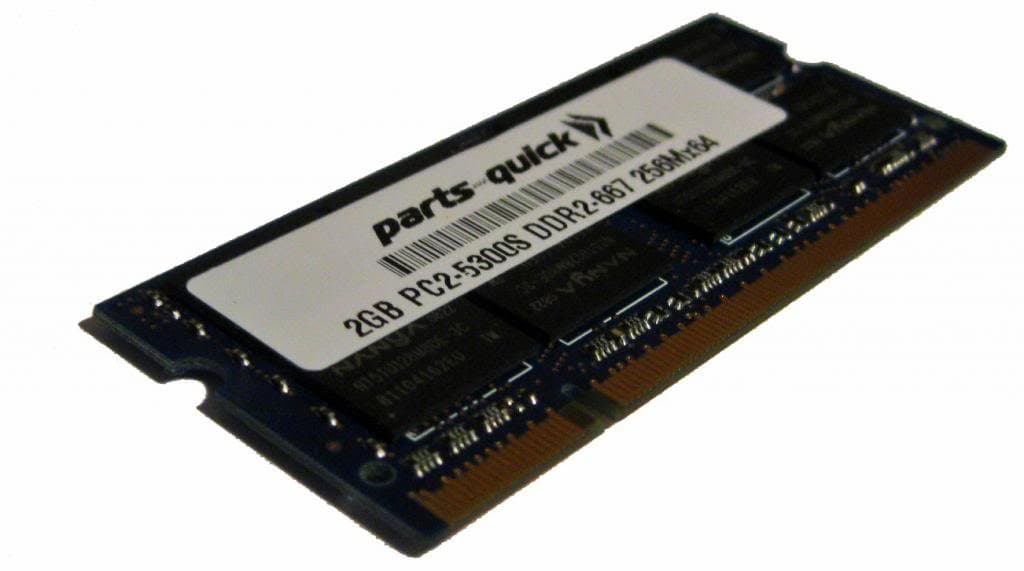 parts-quick 2Gb Memory Compatible With Acer Extensa 5430 Series Ex5430-Xxx Pc2-5300 Ddr2 667Mhz Sodimm Ram (Parts-Quick Brand)