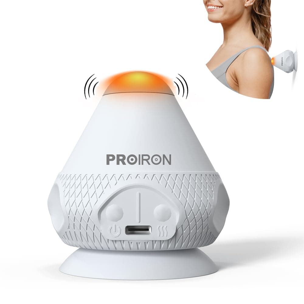 UPGRADED-Heat Vibrating Massage Ball-Hand Free