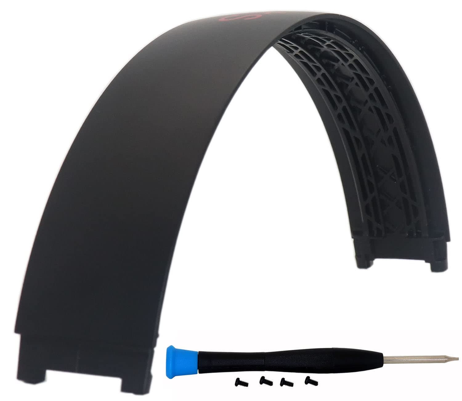 Studio 3 Headband Replacement Parts Accessories Studio 2 Headband Repair Kit Compatible with Studio 3.0 / Studio 2.0 Wireless Top Headband(Studio3-Black-Red)