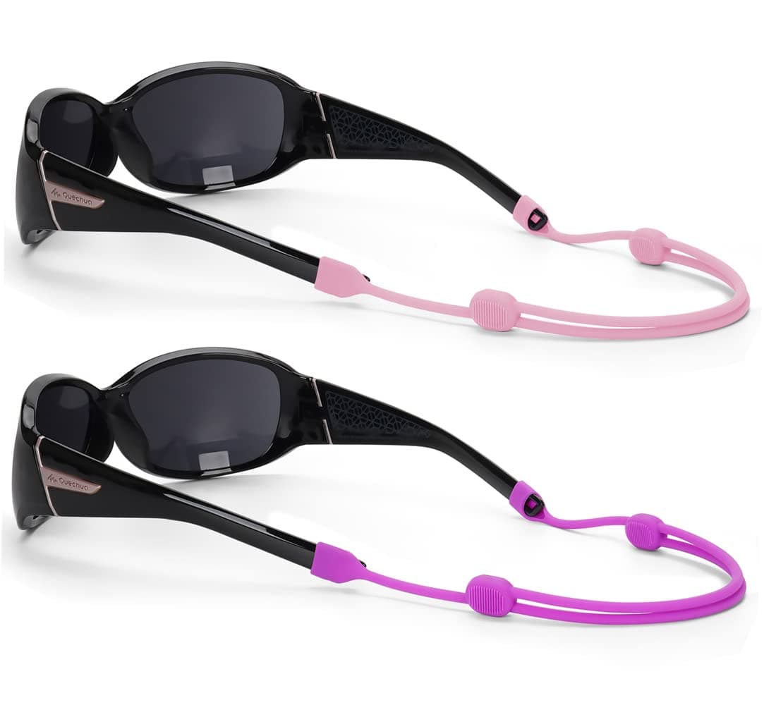 Adjustable Sunglasses Strap/Lanyard Sports Glasses Retainer, Pack of 2