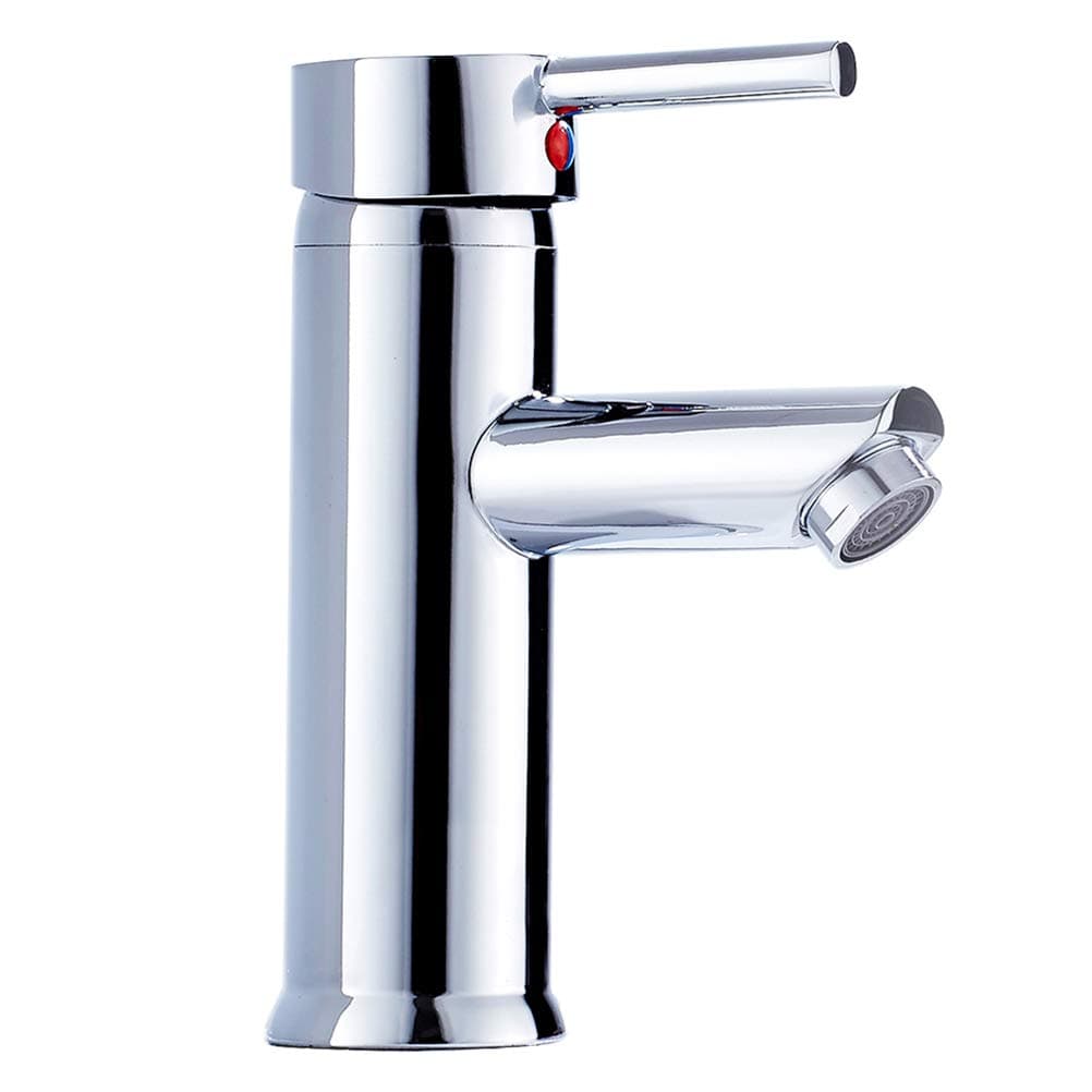 ECOILY Basin Sink Tap Single Lever Chrome Bathroom Mixer Tap